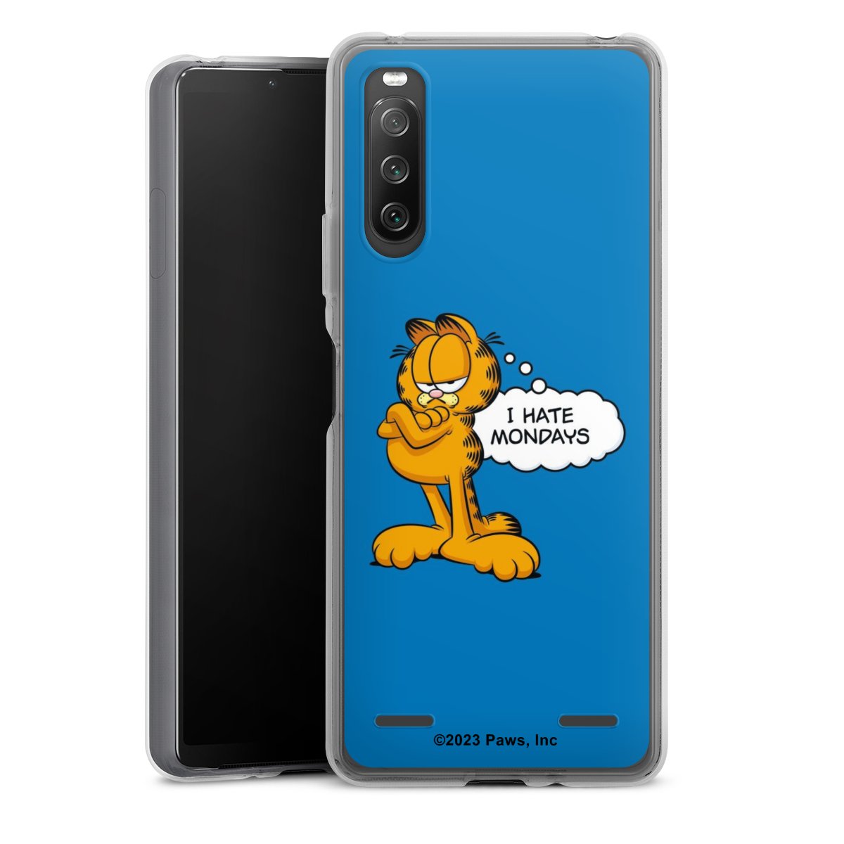 Garfield Ik haat maandagen blauw