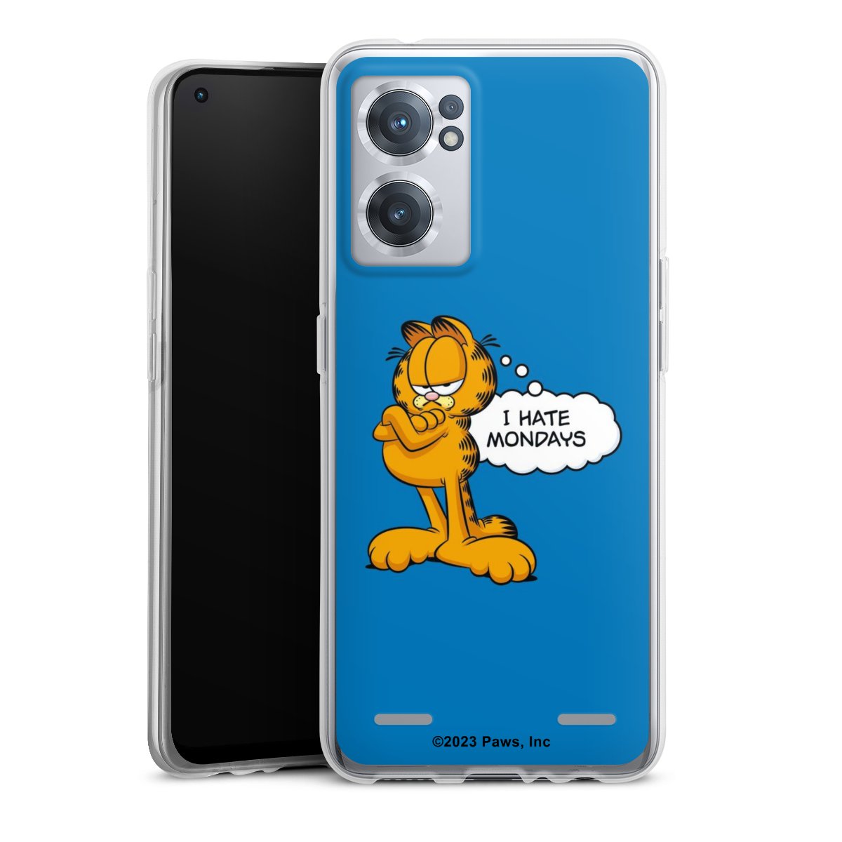 Garfield Ik haat maandagen blauw