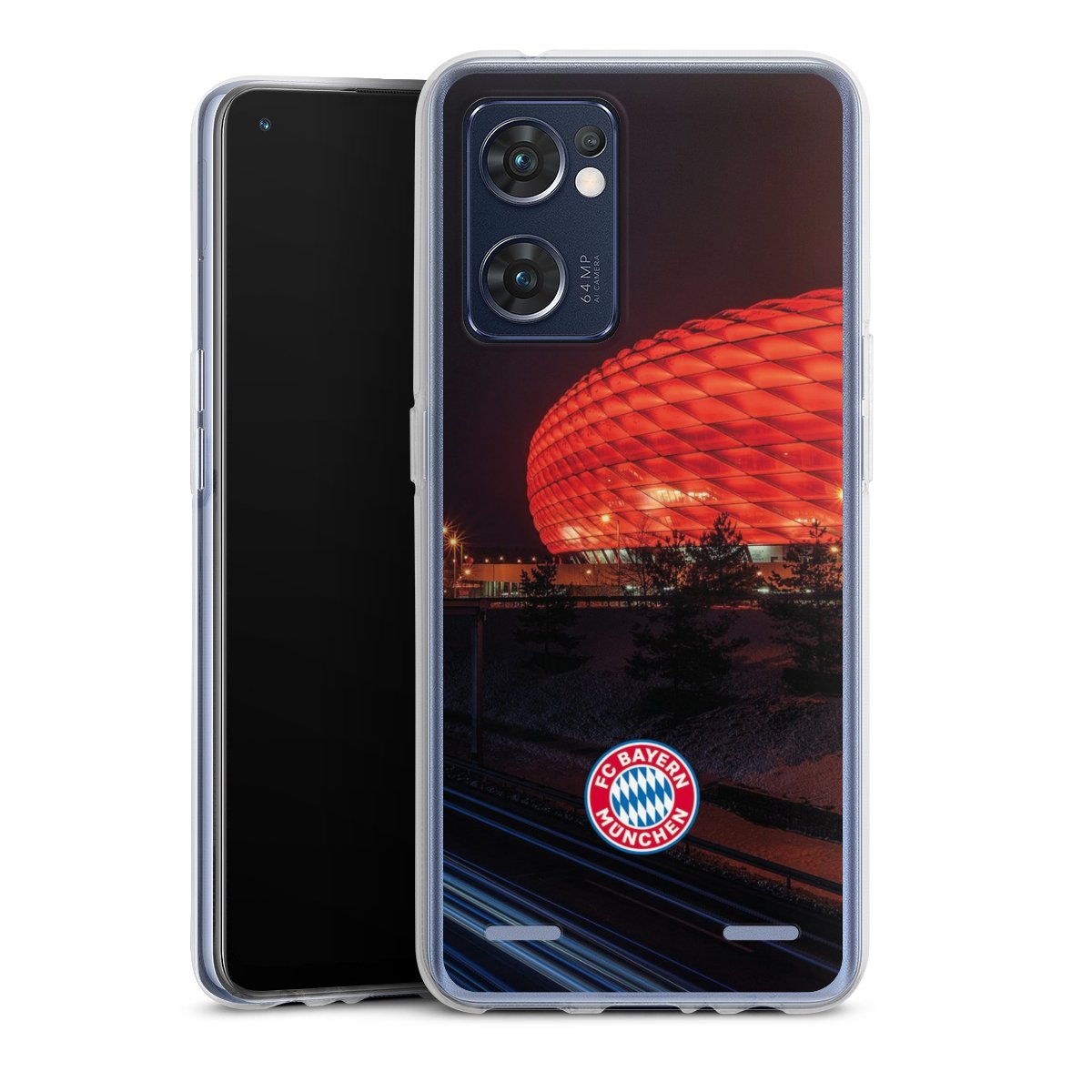 Allianz Arena bei Nacht FCB