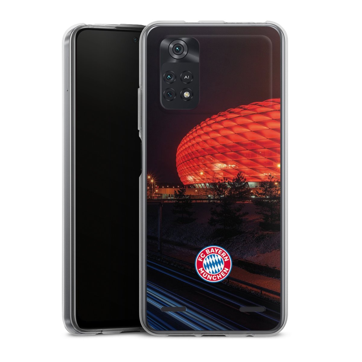 Allianz Arena bei Nacht FCB