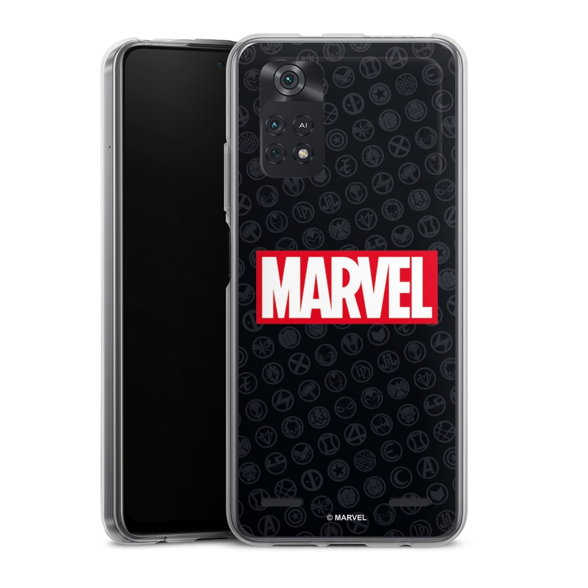 Marvel Logo Black Red 