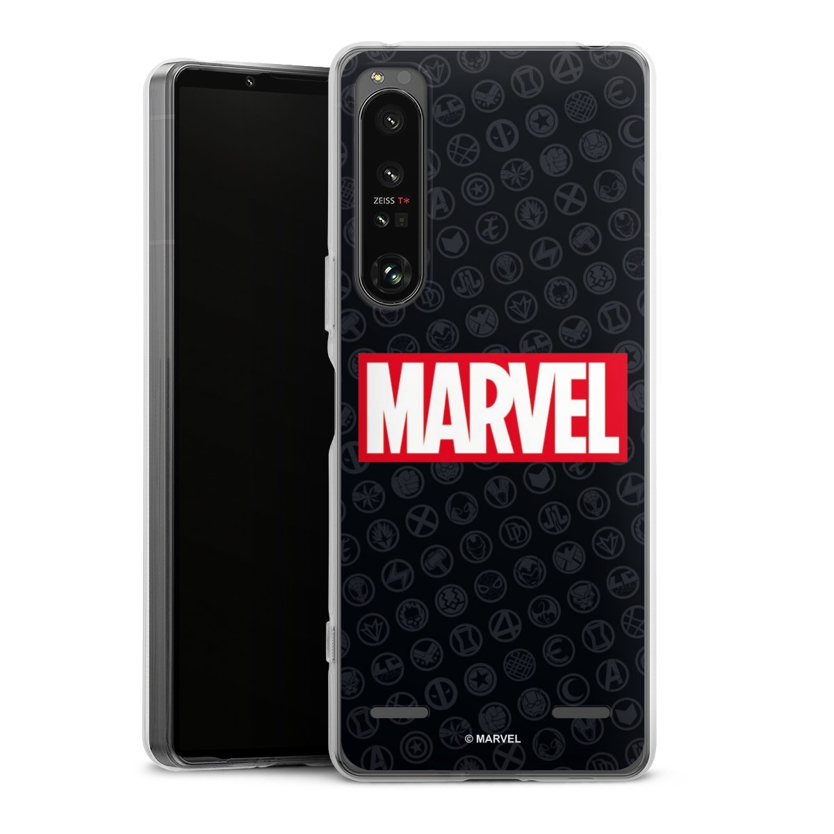 Marvel Logo Black Red 