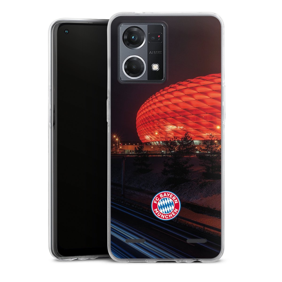 Allianz Arena bei Nacht FCB