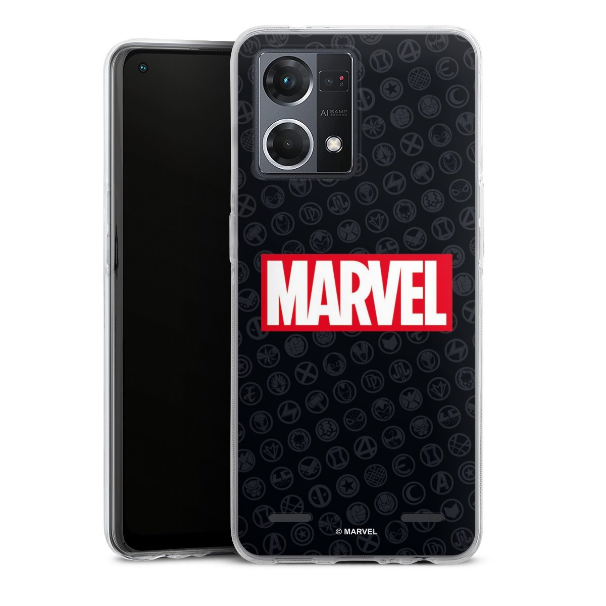 Marvel Logo Black Red 