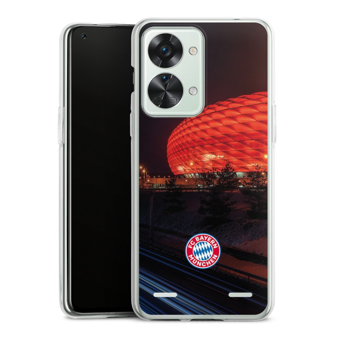 Allianz Arena bei Nacht FCB