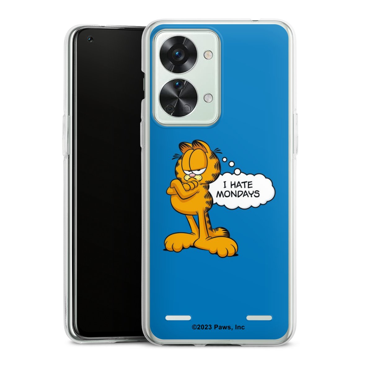 Garfield Ik haat maandagen blauw