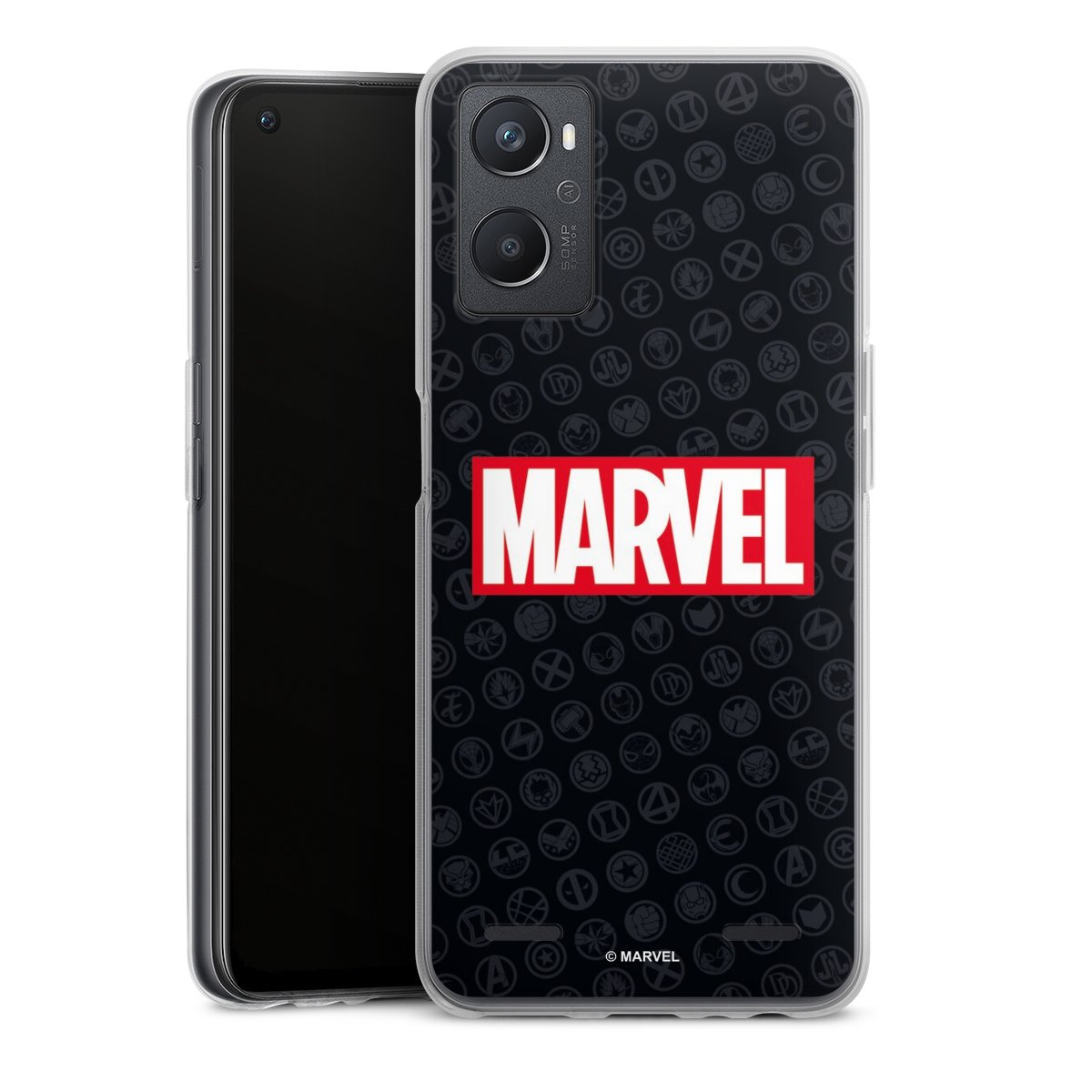 Marvel Logo Black Red 