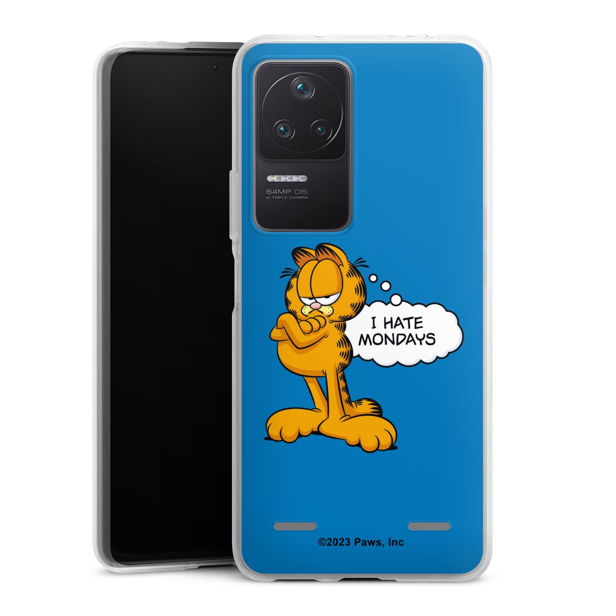 Garfield Ik haat maandagen blauw