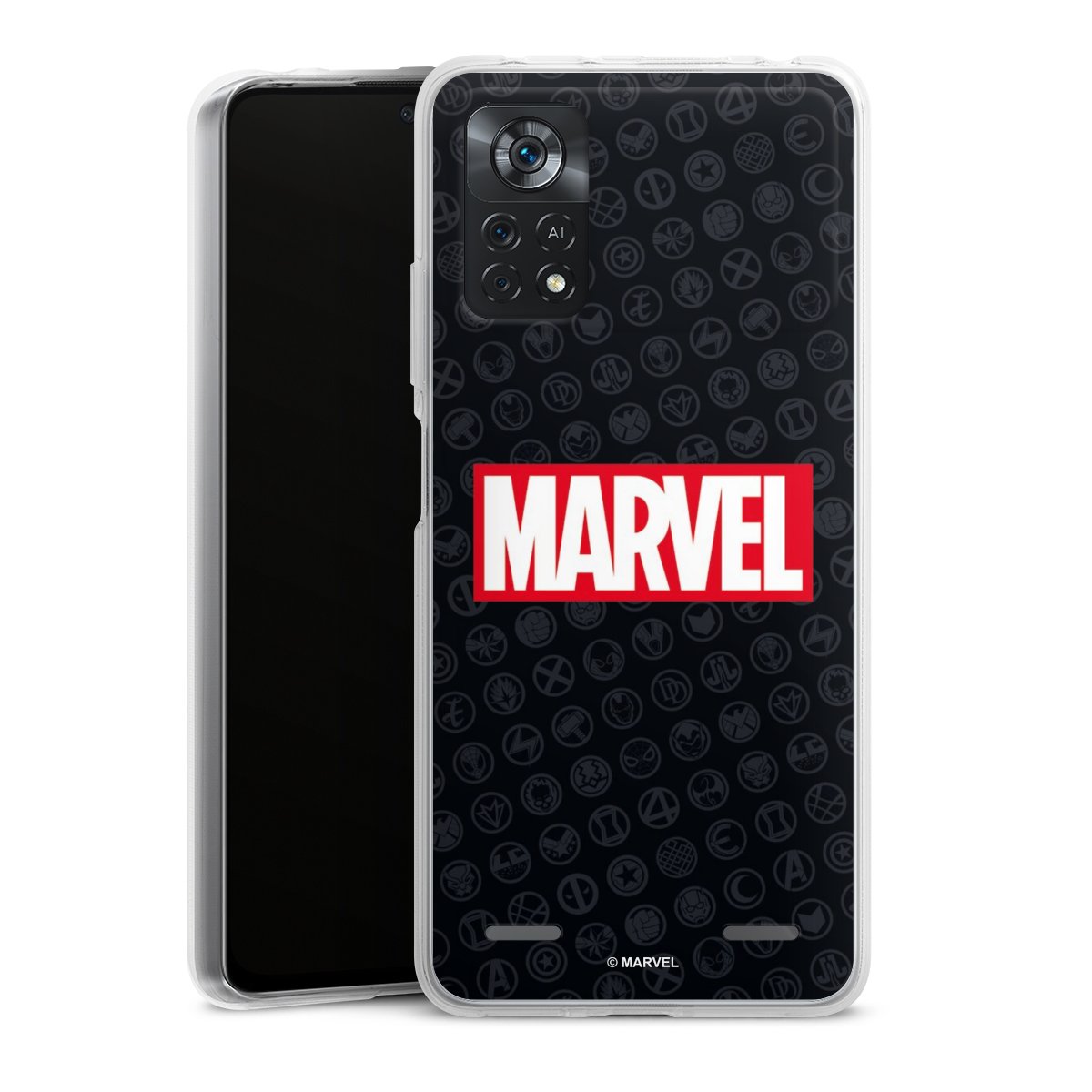 Marvel Logo Black Red 