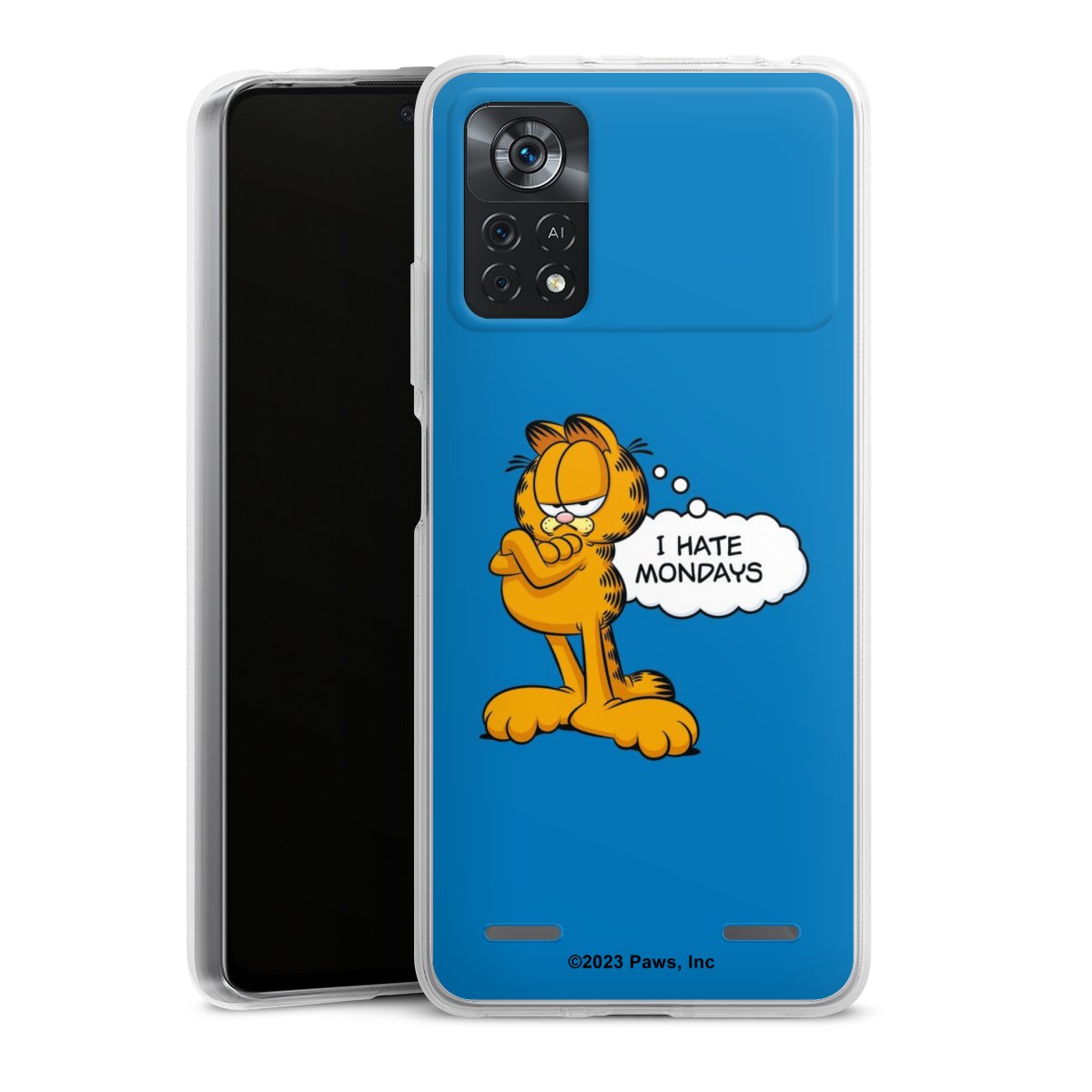 Garfield Ik haat maandagen blauw