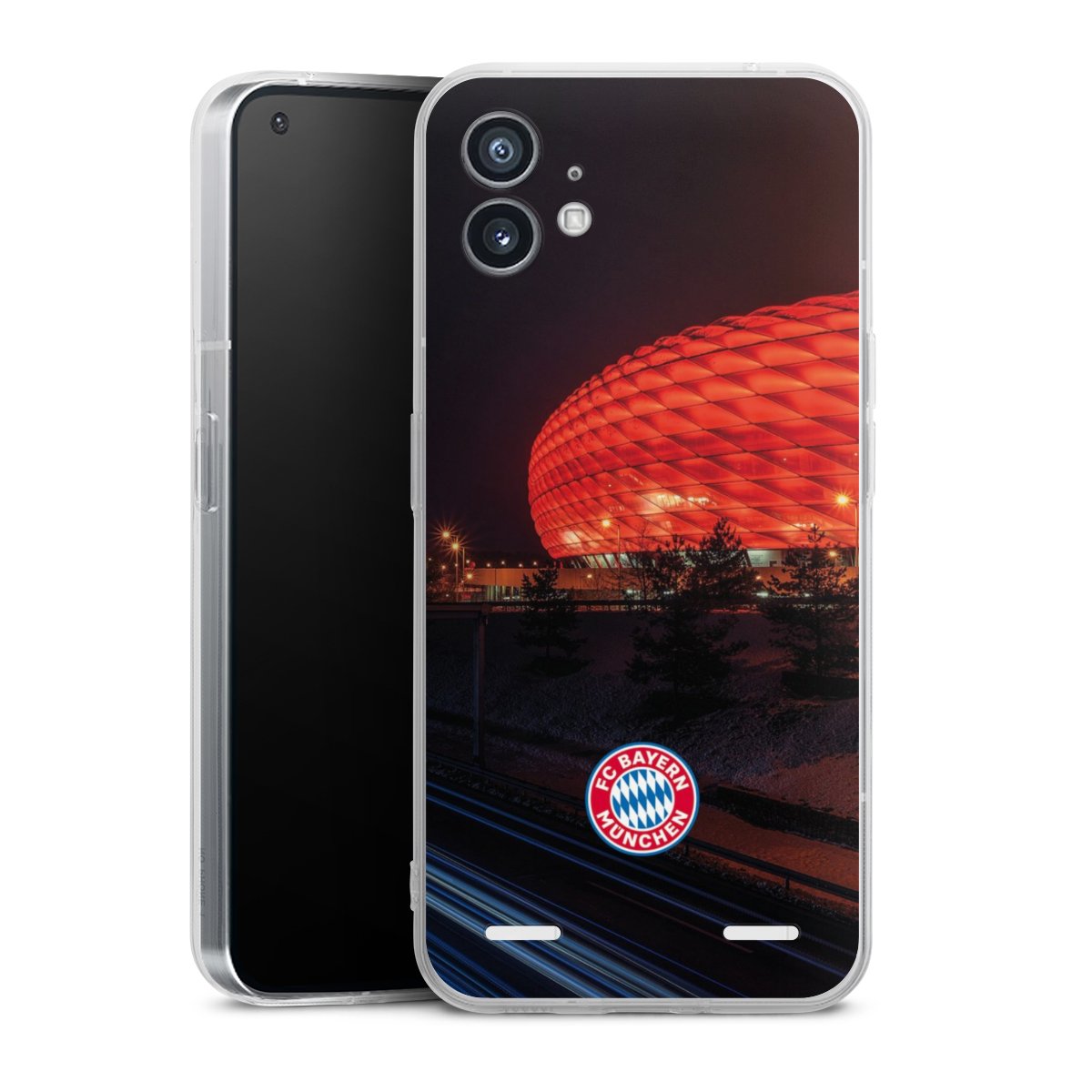 Allianz Arena bei Nacht FCB