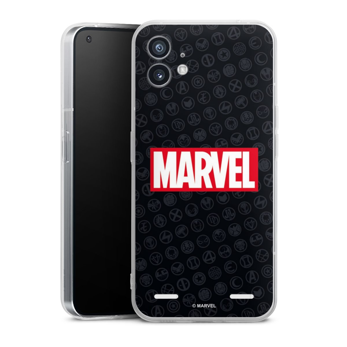 Marvel Logo Black Red 