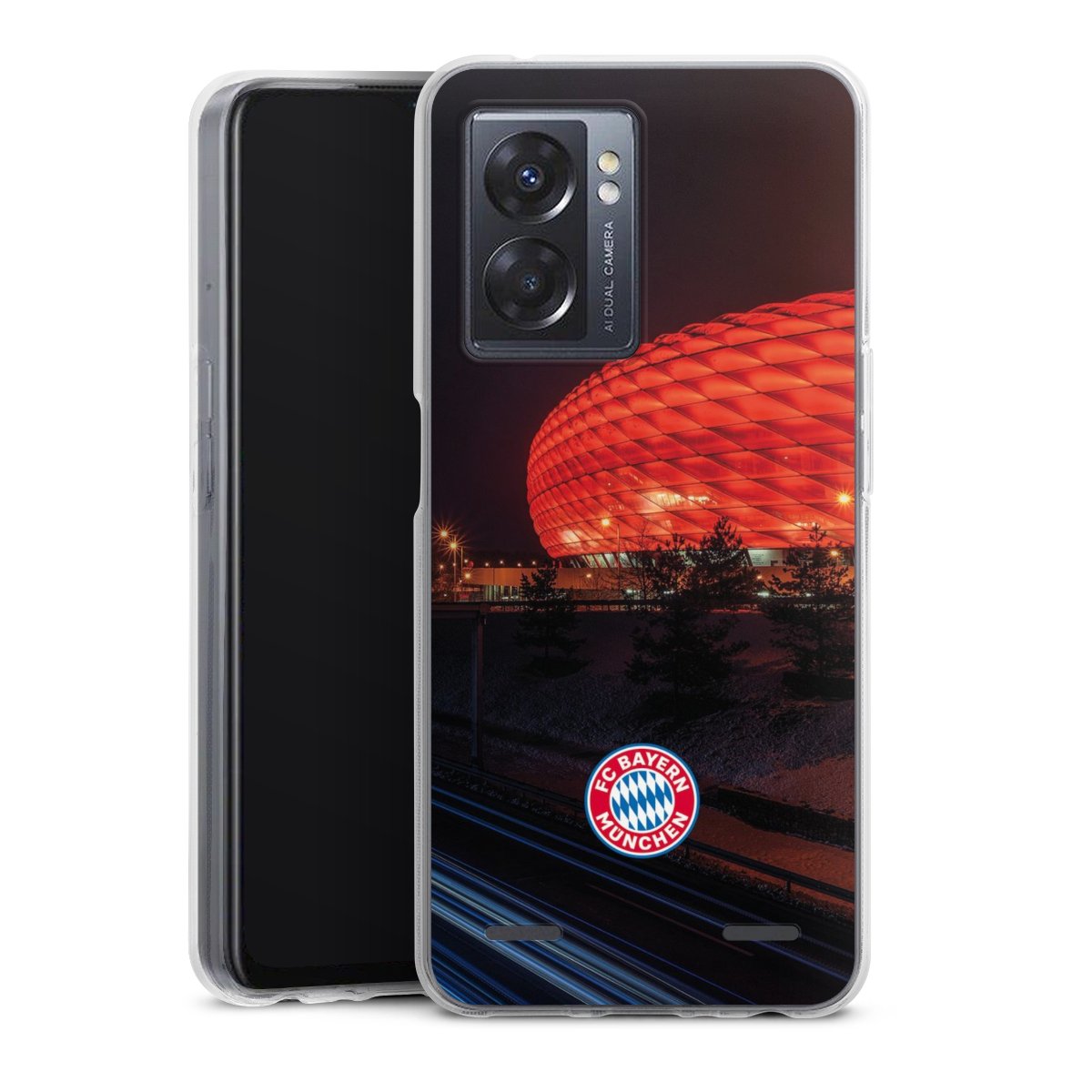 Allianz Arena bei Nacht FCB