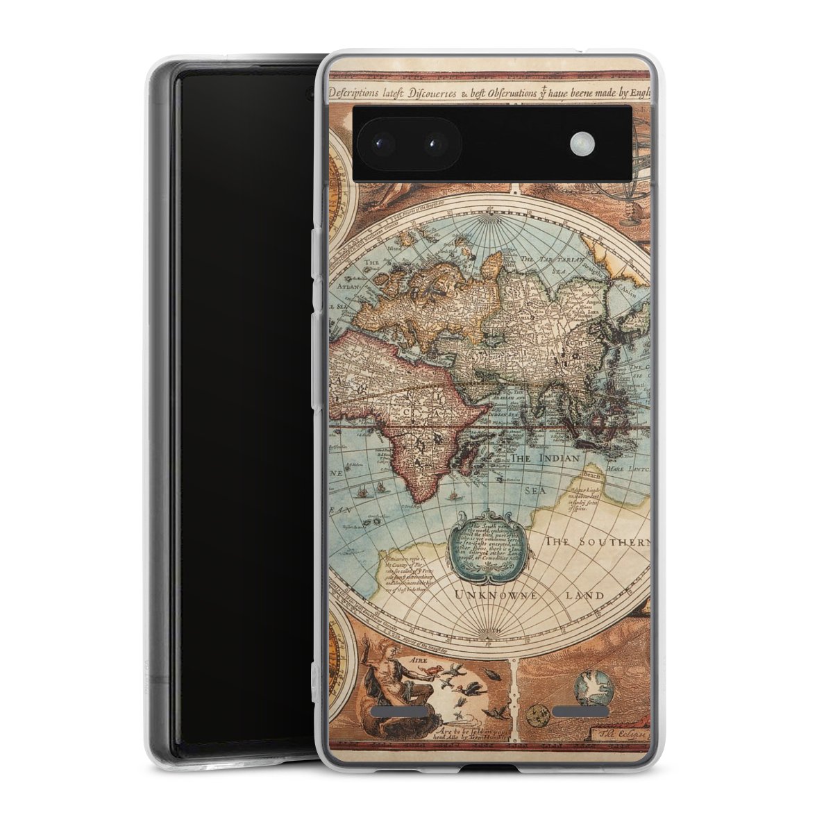 Mappa del mondo vintage