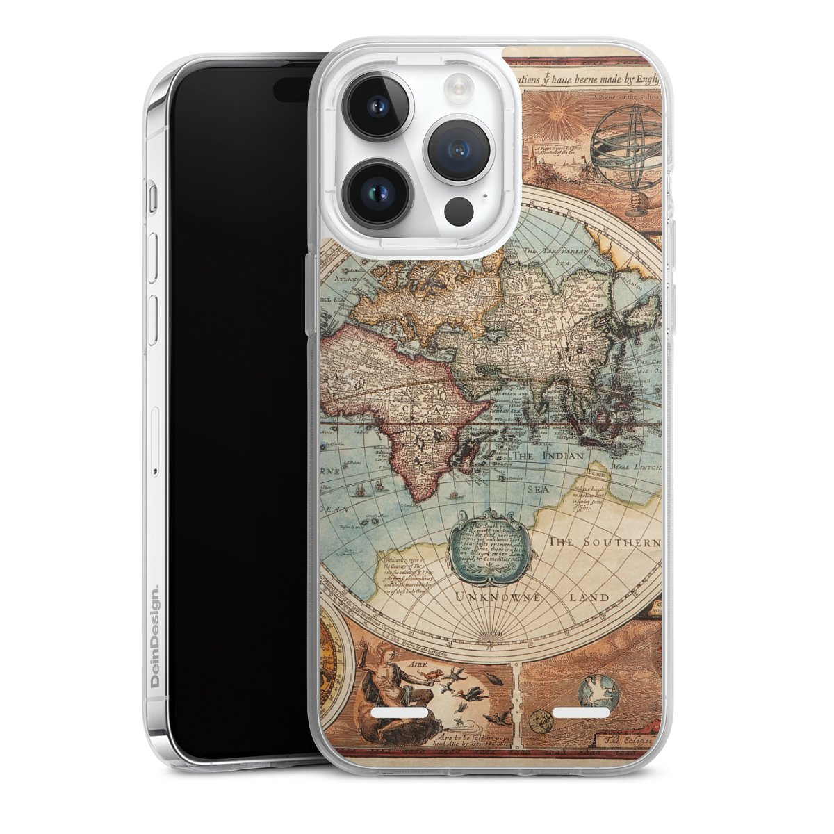 Mappa del mondo vintage