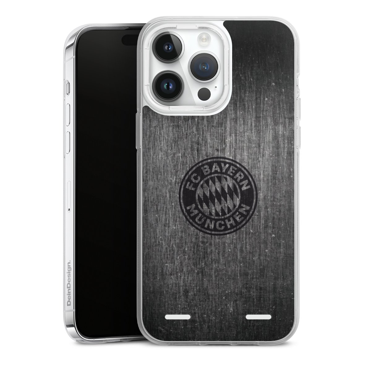 Metalllook FCB Logo einfarbig