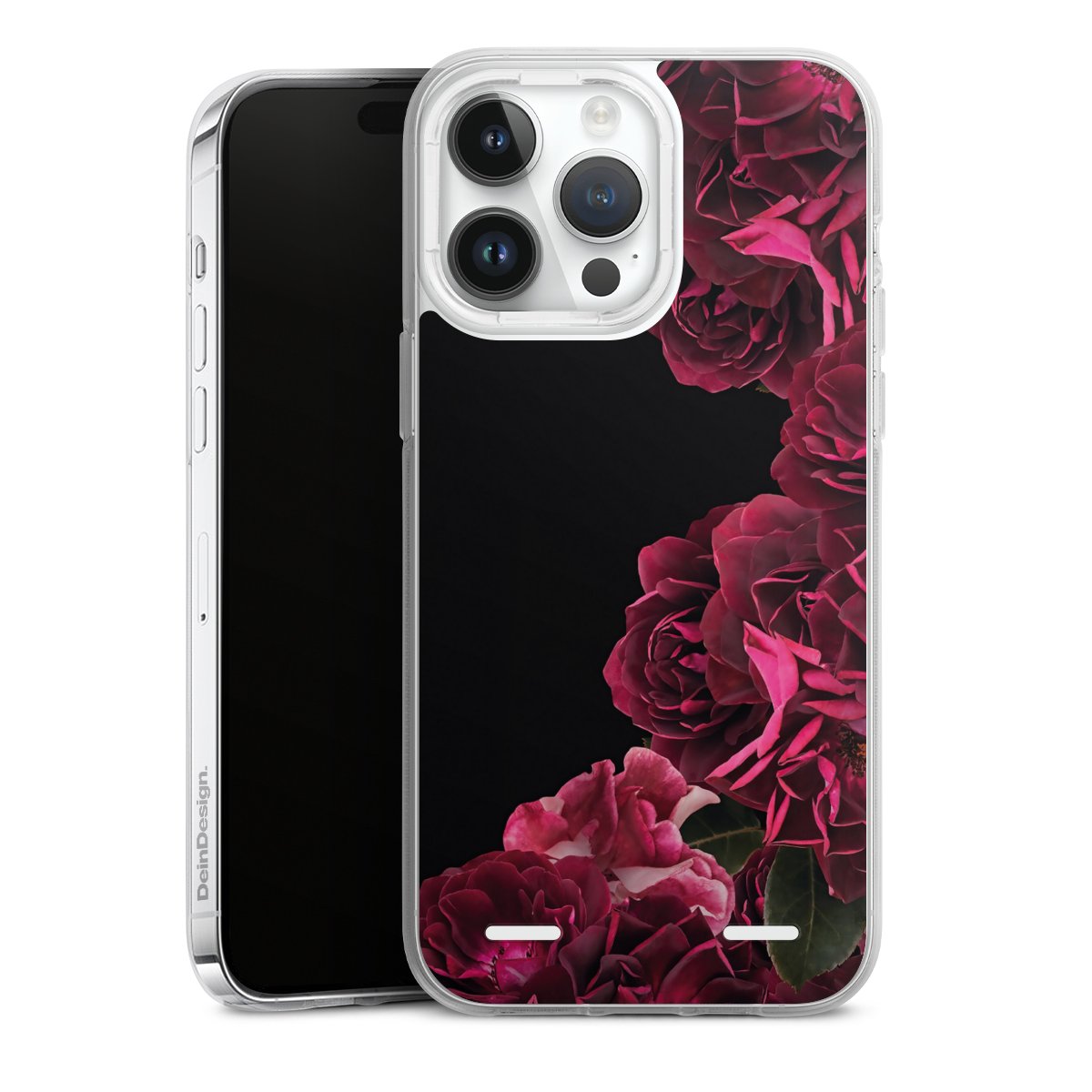 Rose vintage su nero