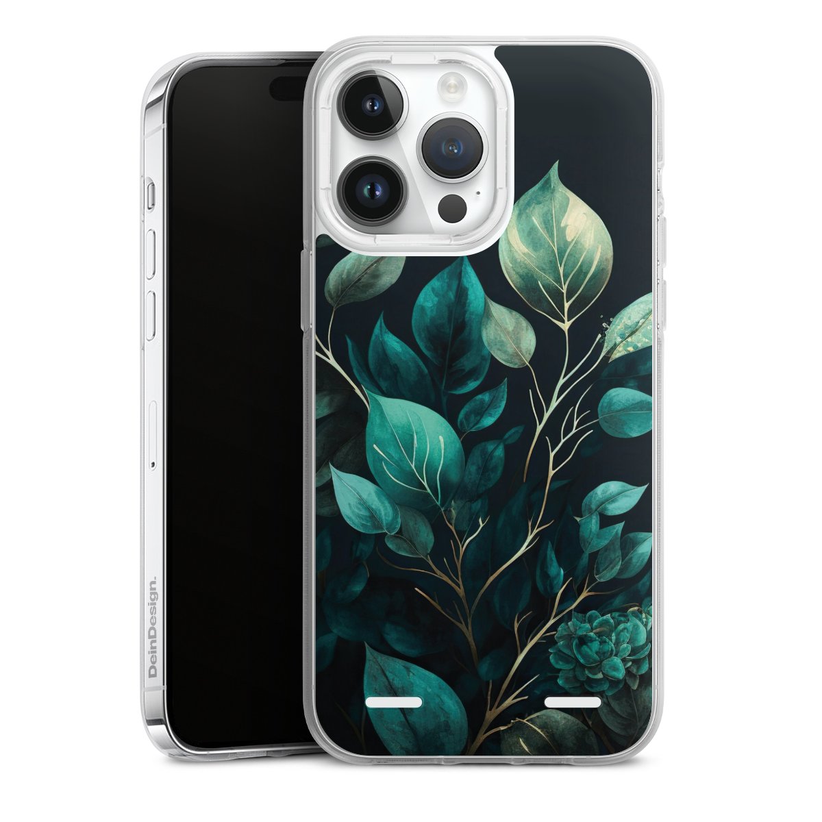 Eukalyptus dunkler Hintergrund