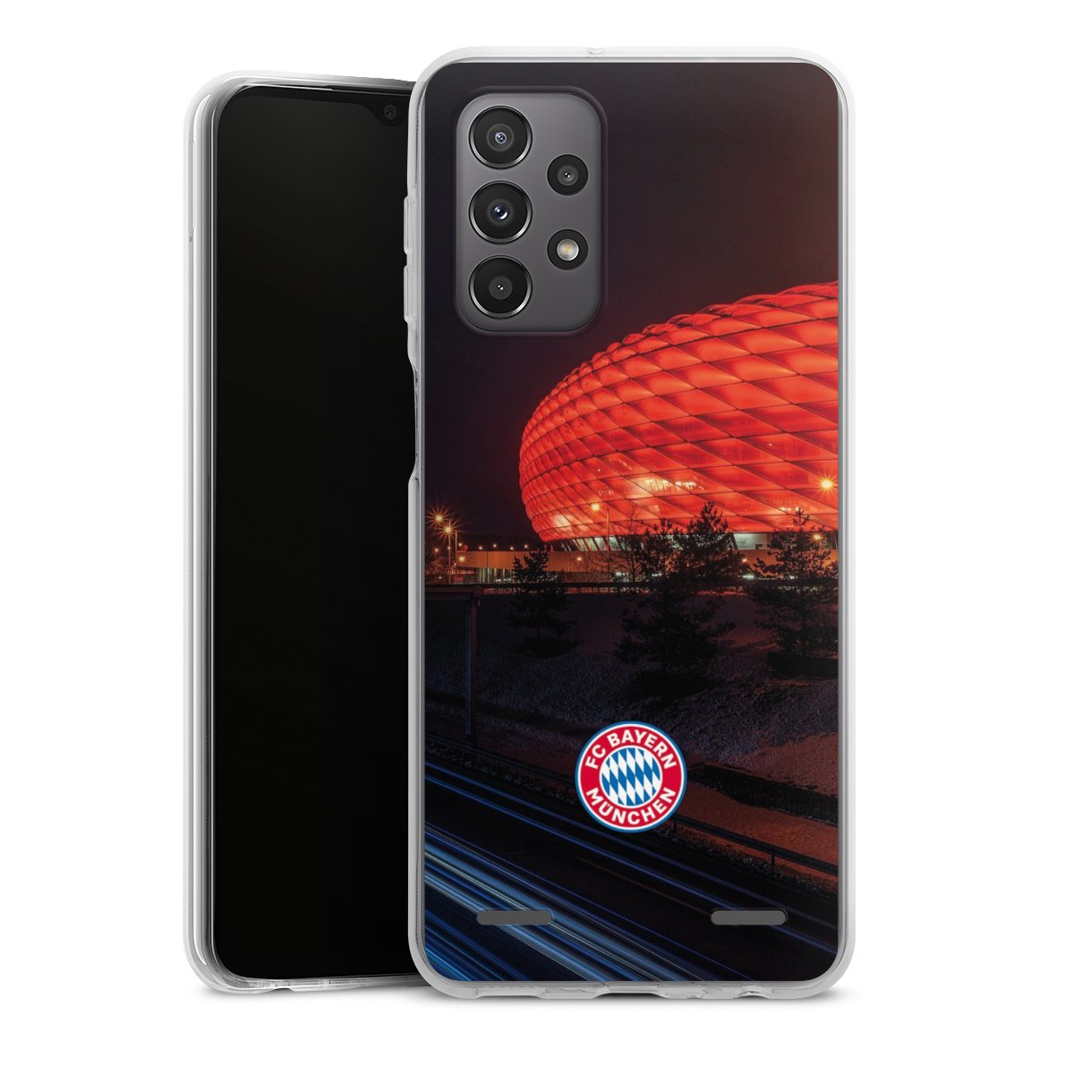 Allianz Arena bei Nacht FCB