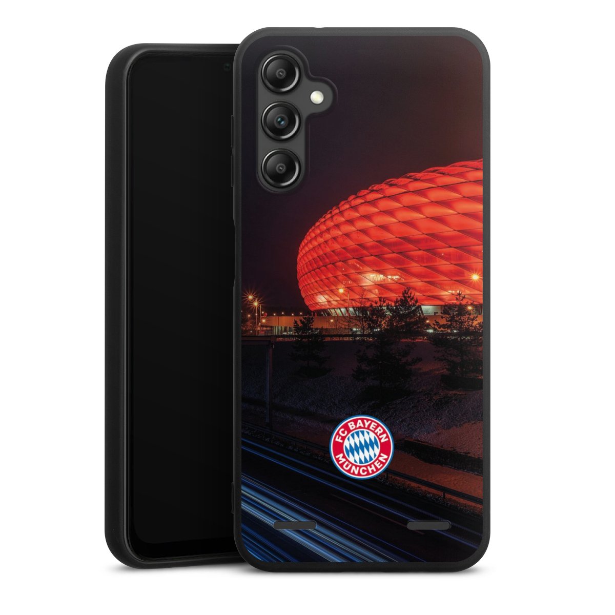 Allianz Arena bei Nacht FCB