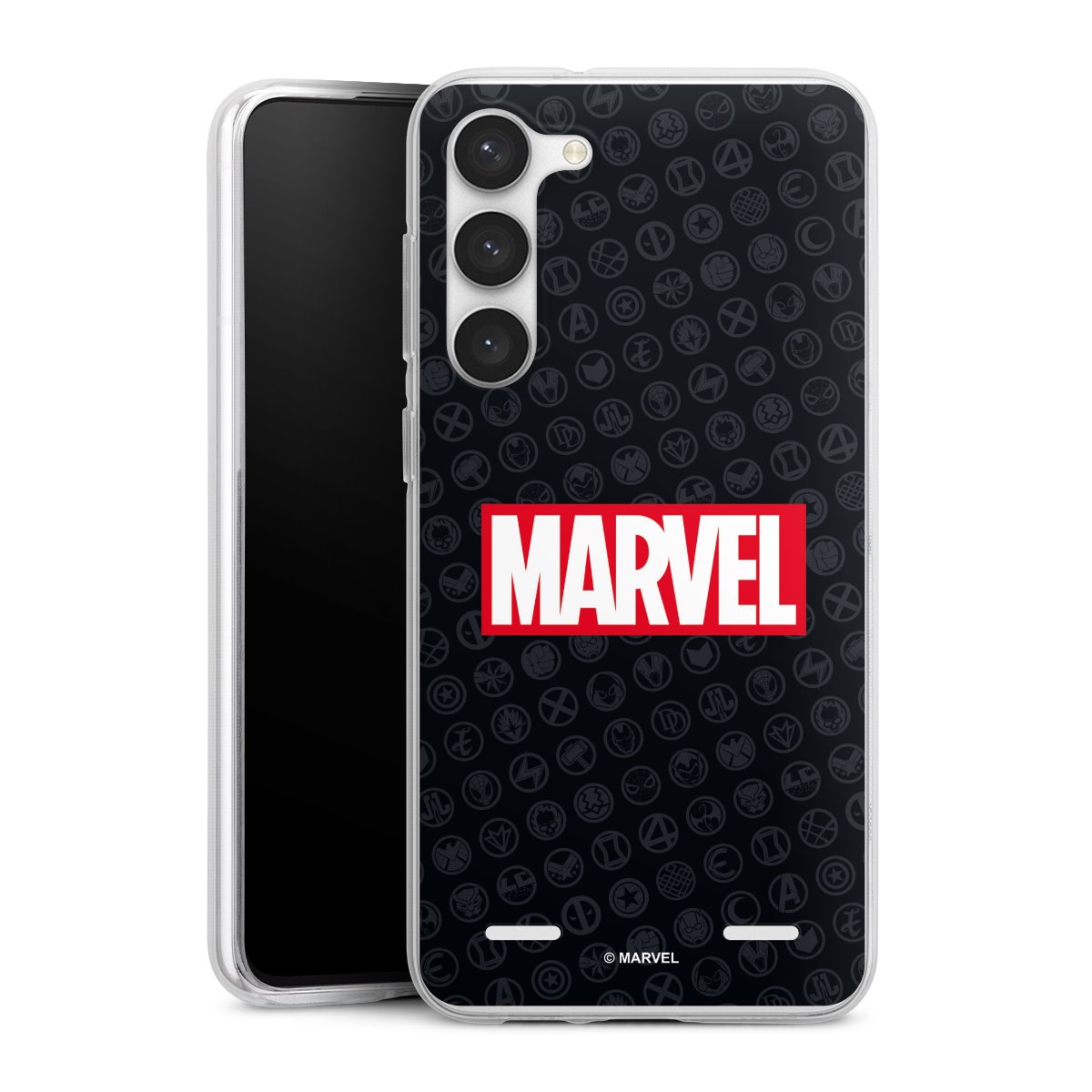 Marvel Logo Black Red 