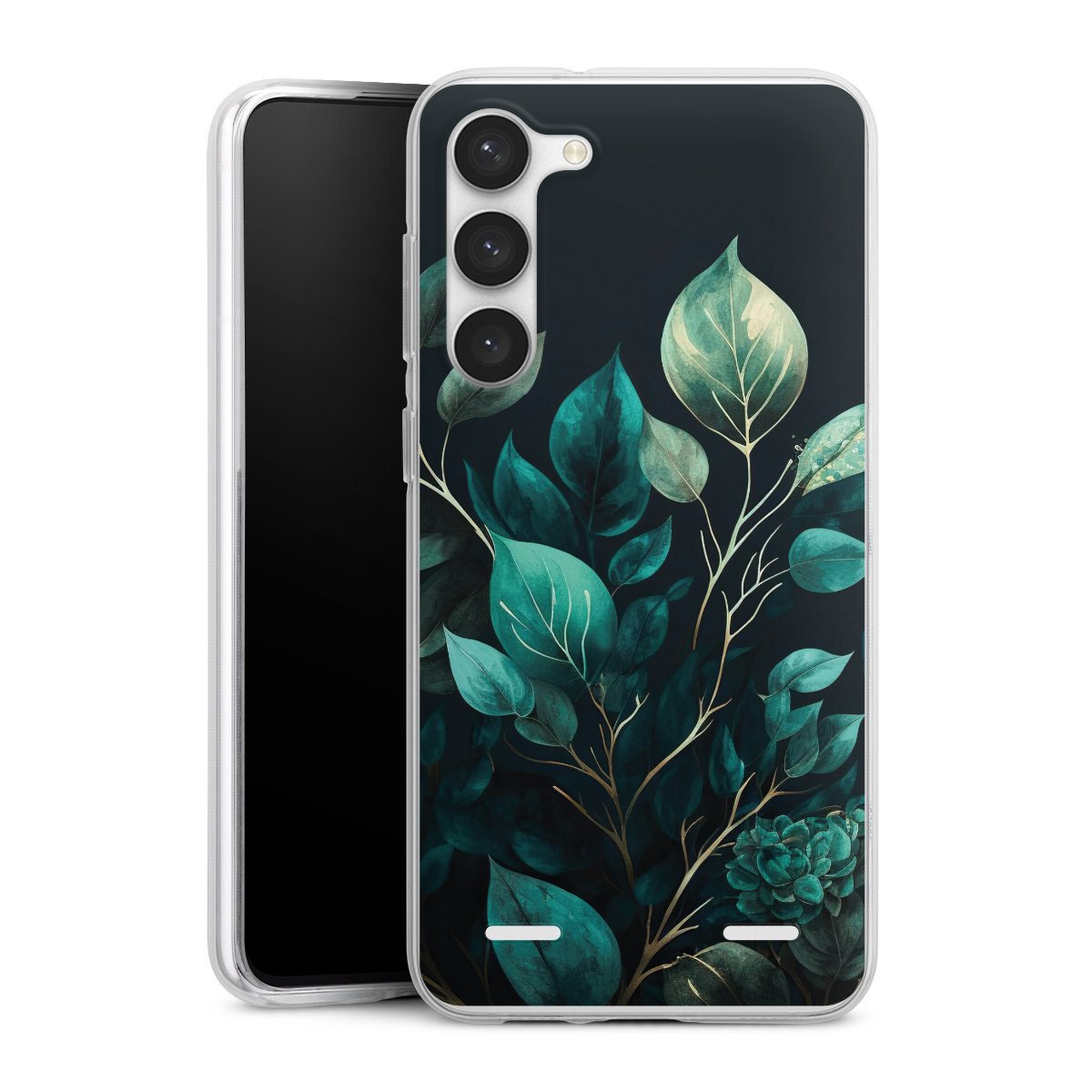 Eukalyptus dunkler Hintergrund