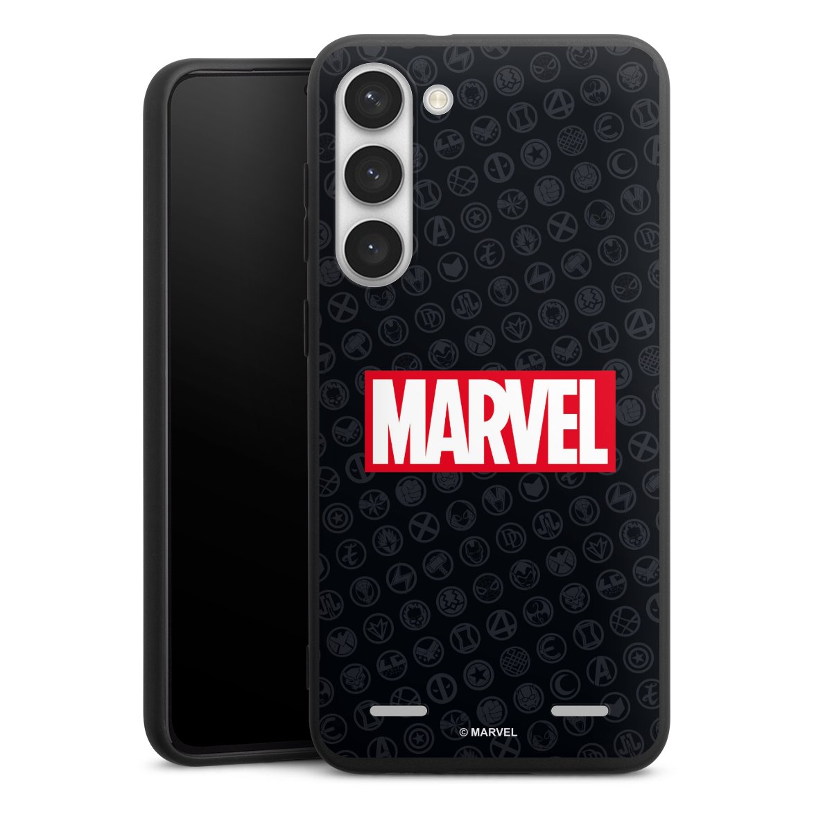 Marvel Logo Black Red 