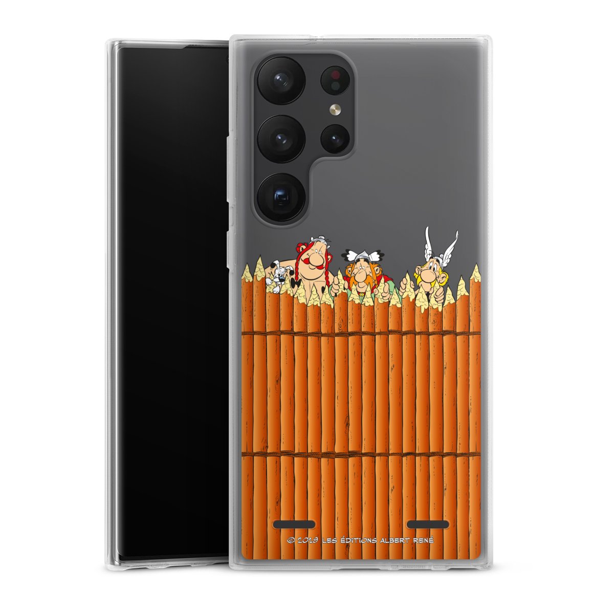 Gaulois Derrière Palissade Transparent