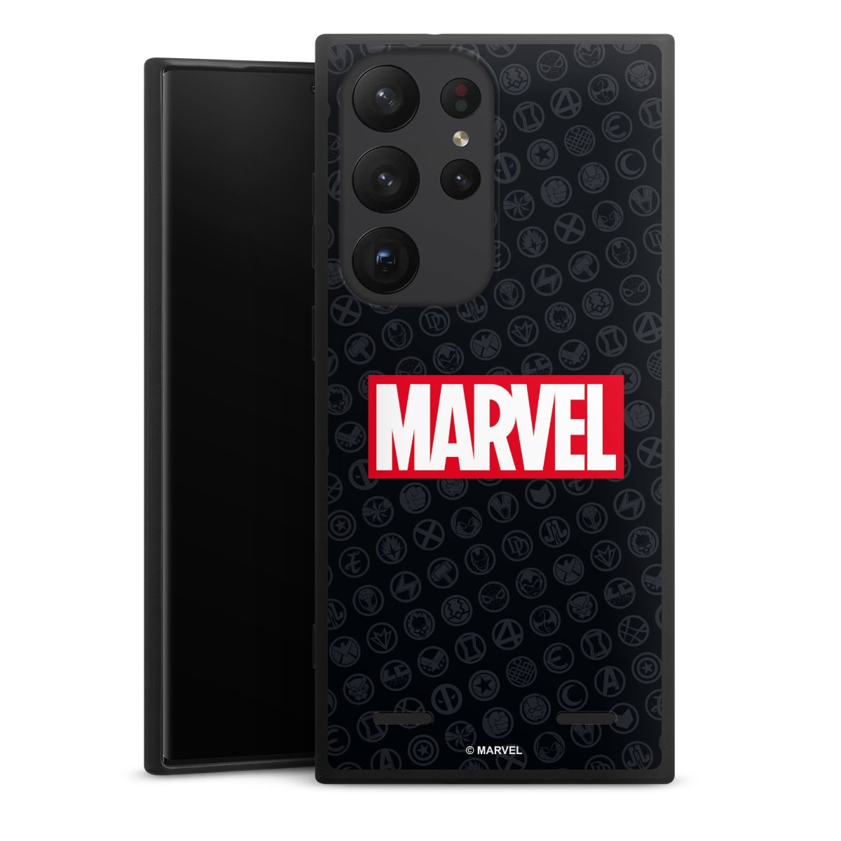 Marvel Logo Black Red 