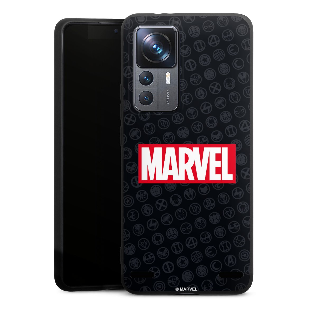 Marvel Logo Black Red 