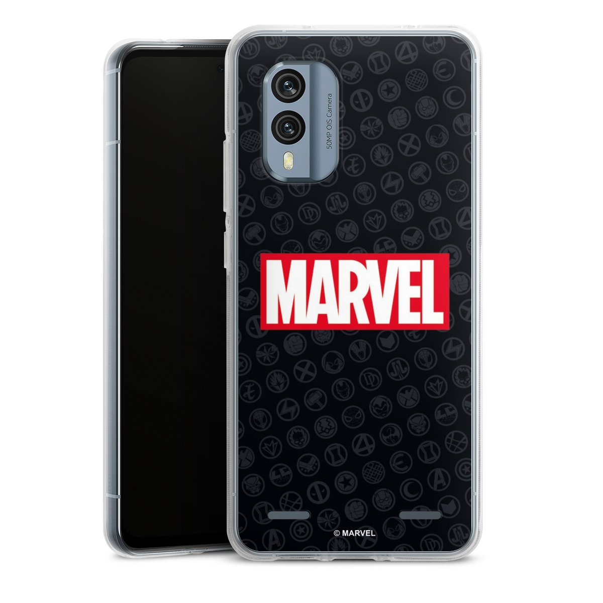 Marvel Logo Black Red 