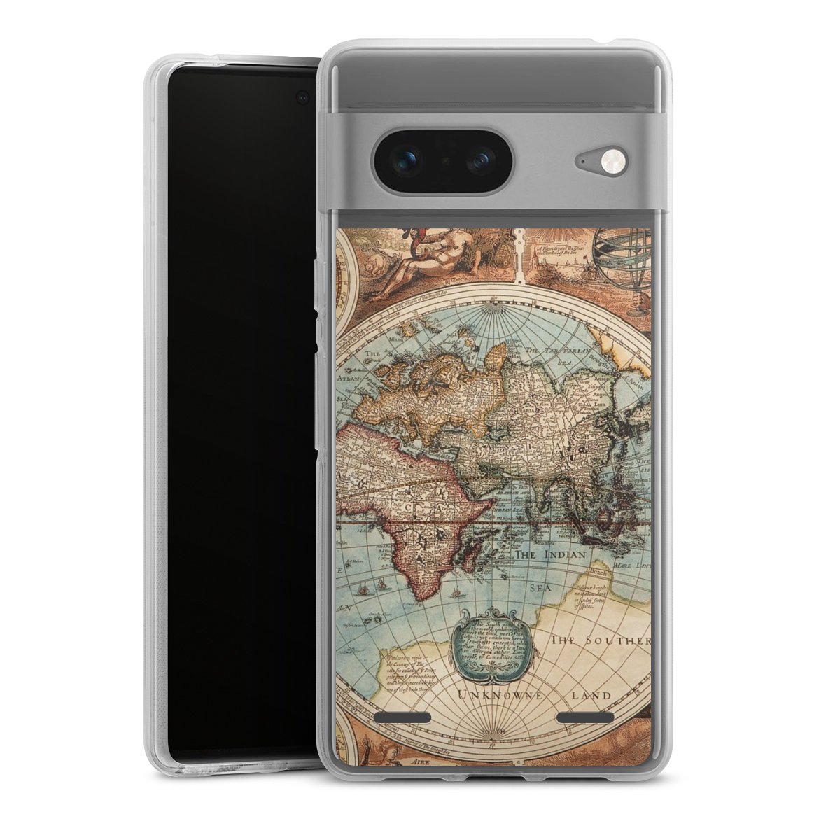 Mappa del mondo vintage