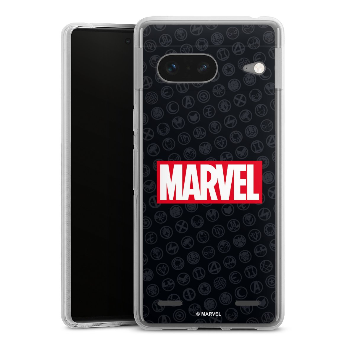 Marvel Logo Black Red 