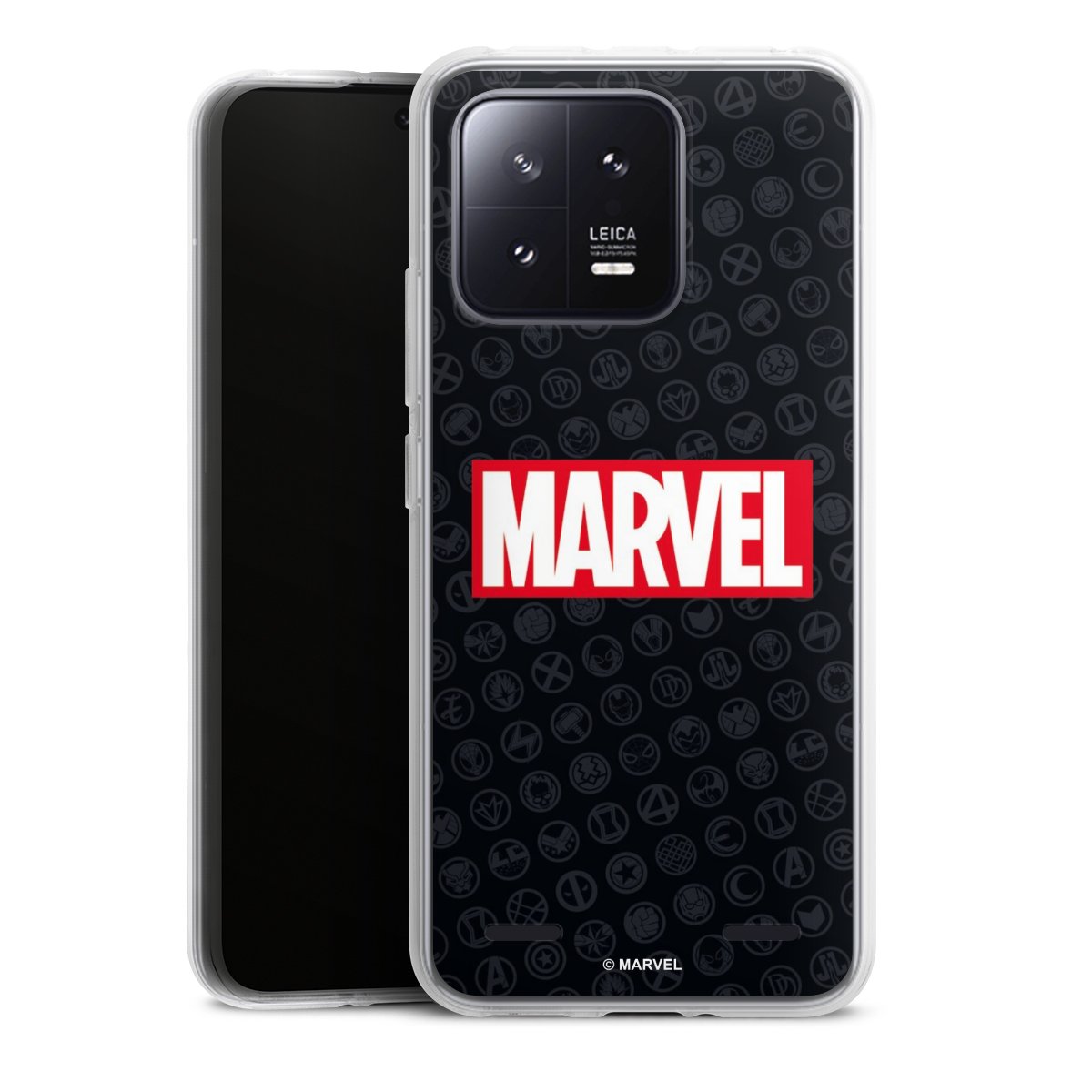 Marvel Logo Black Red 