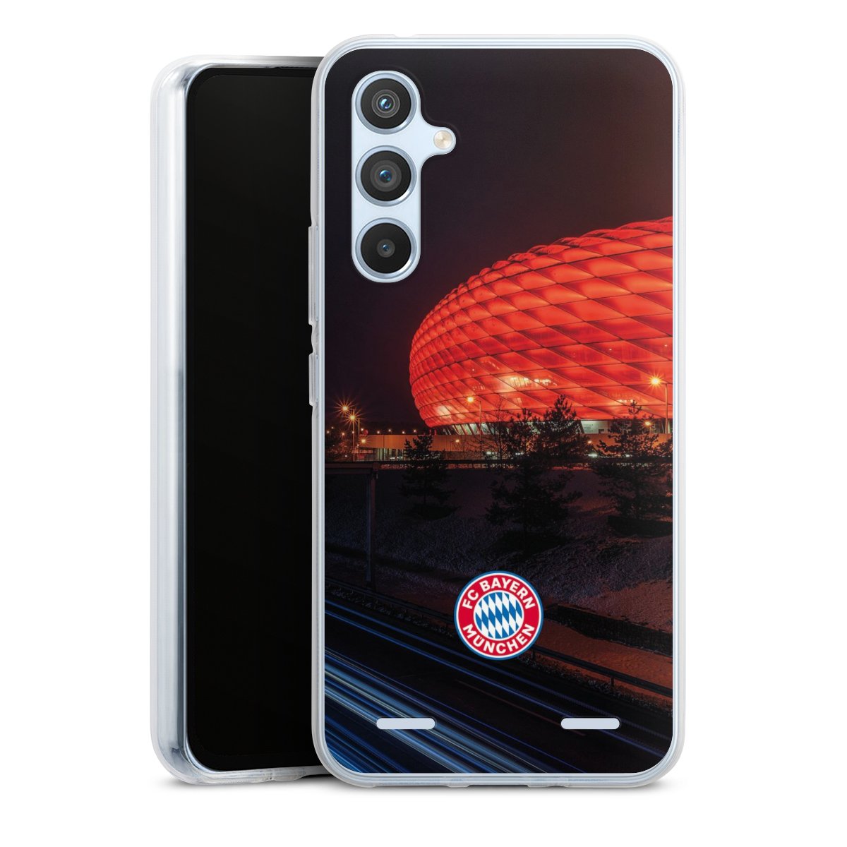 Allianz Arena bei Nacht FCB