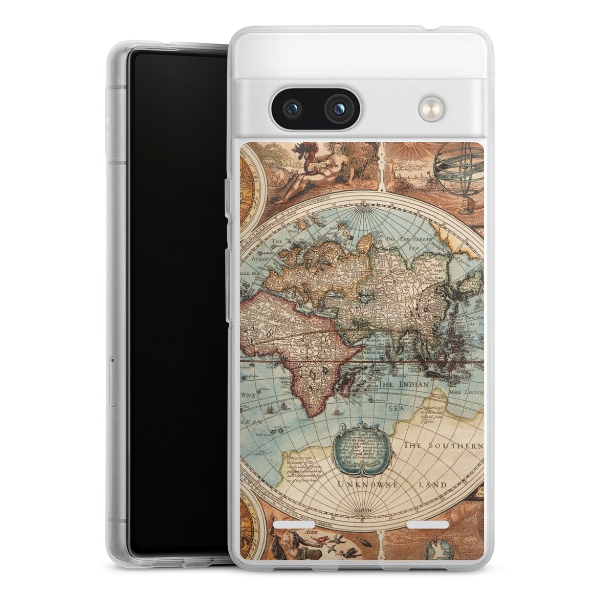 Mappa del mondo vintage