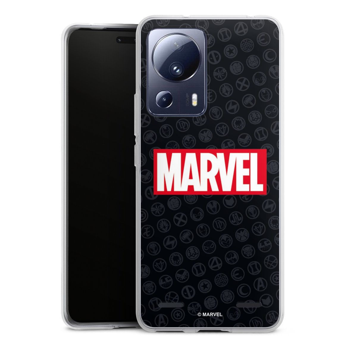 Marvel Logo Black Red 