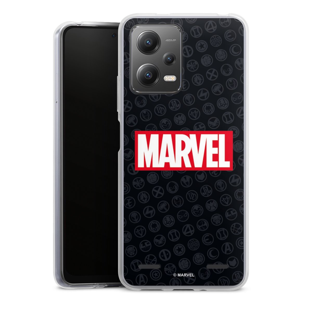 Marvel Logo Black Red 