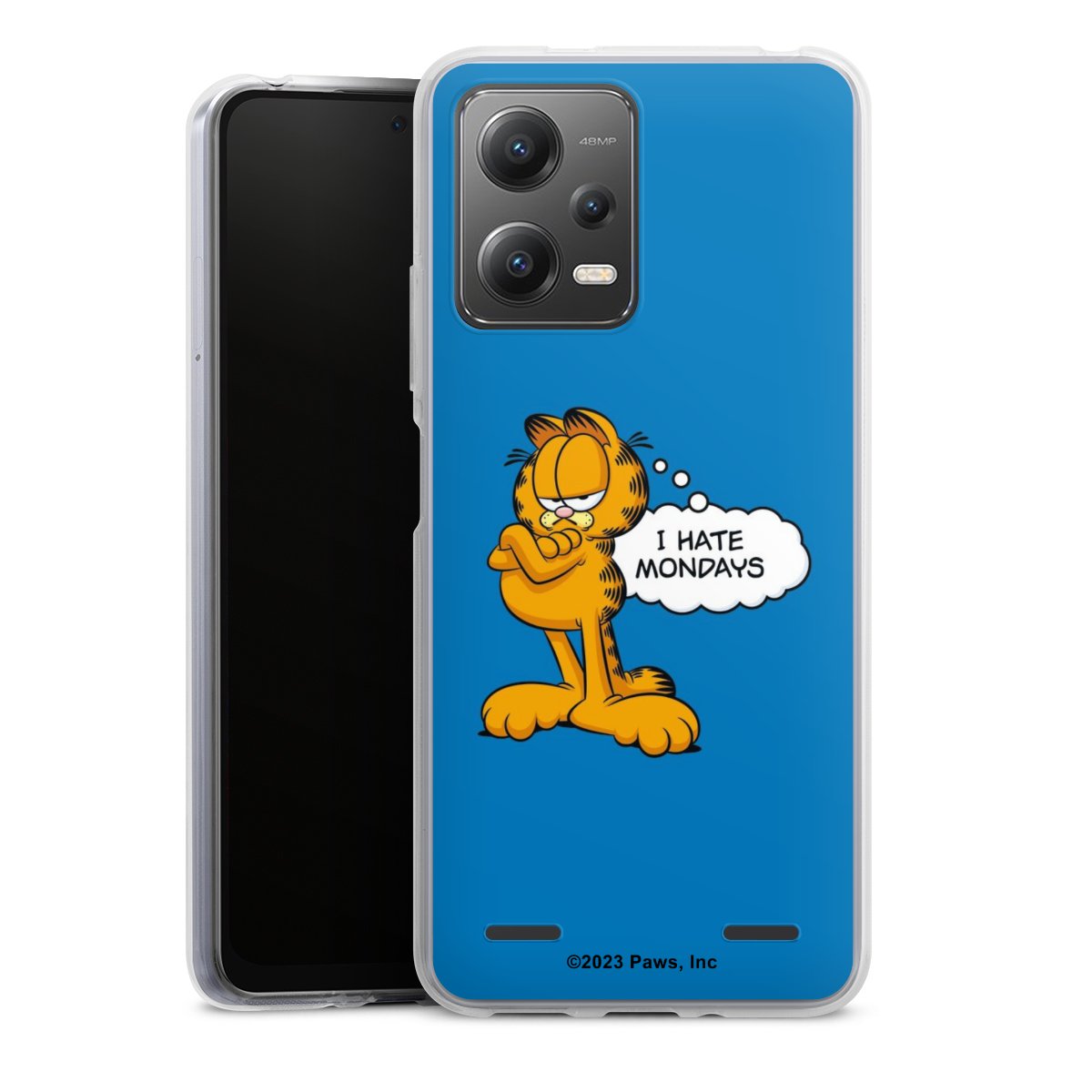 Garfield Ik haat maandagen blauw