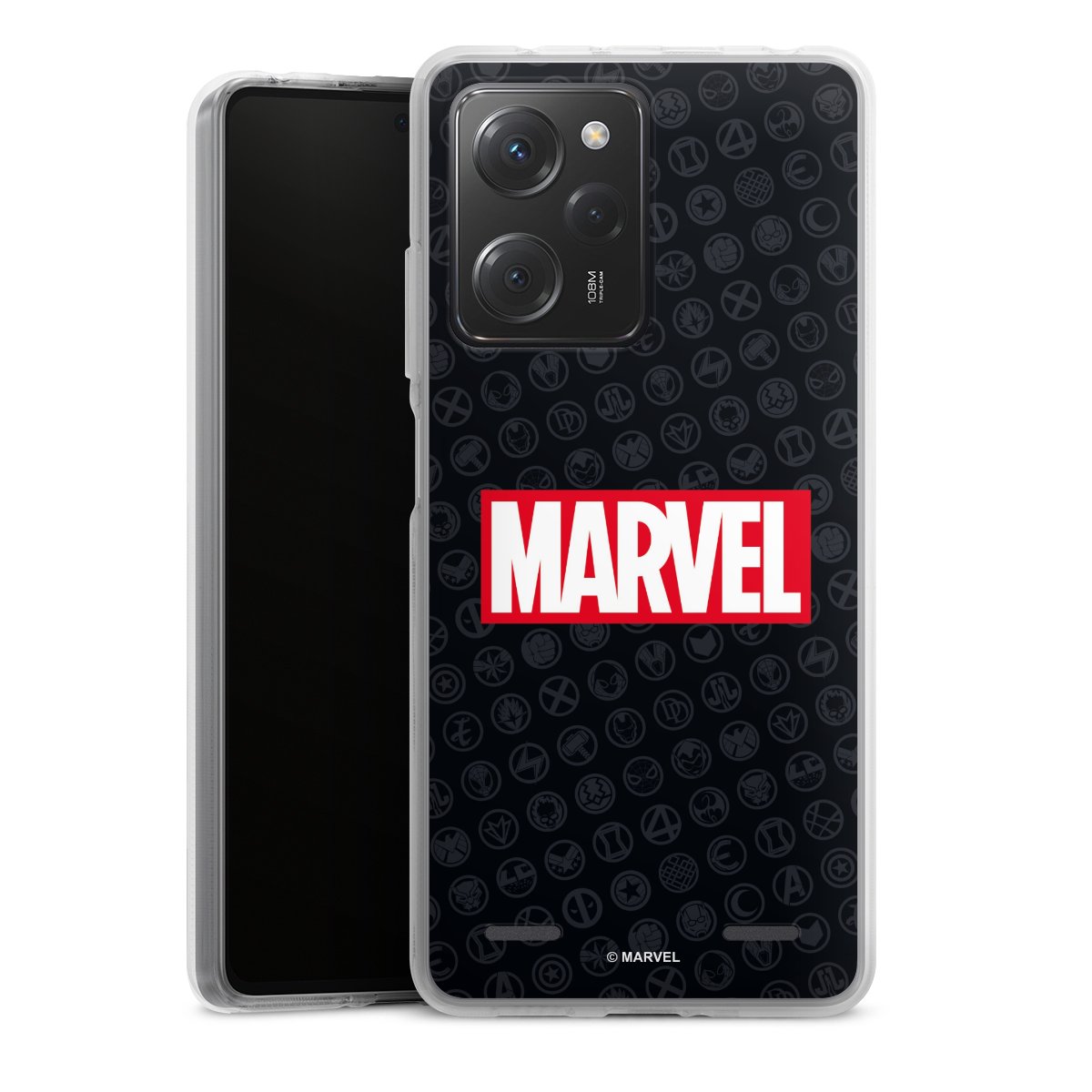 Marvel Logo Black Red 