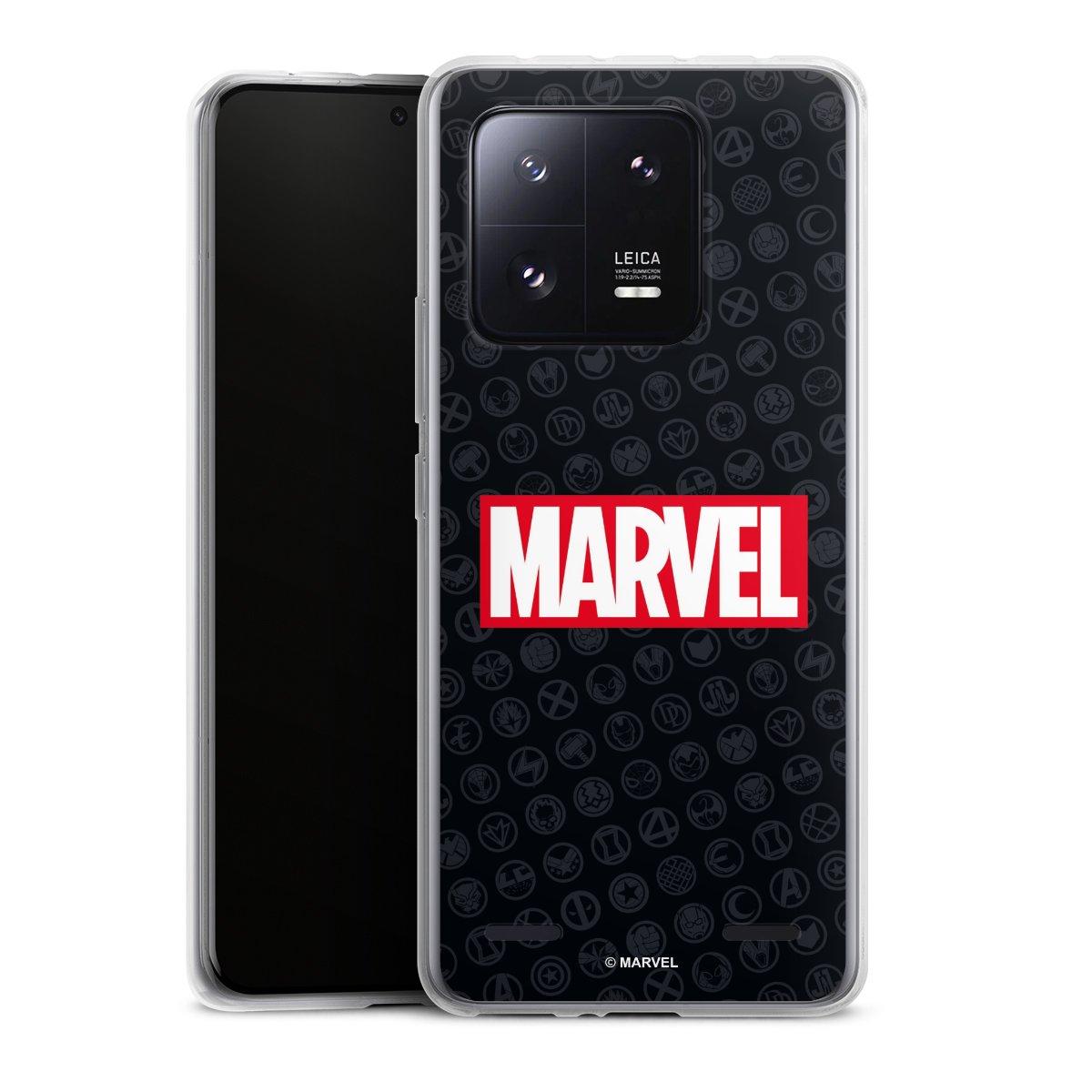 Marvel Logo Black Red 