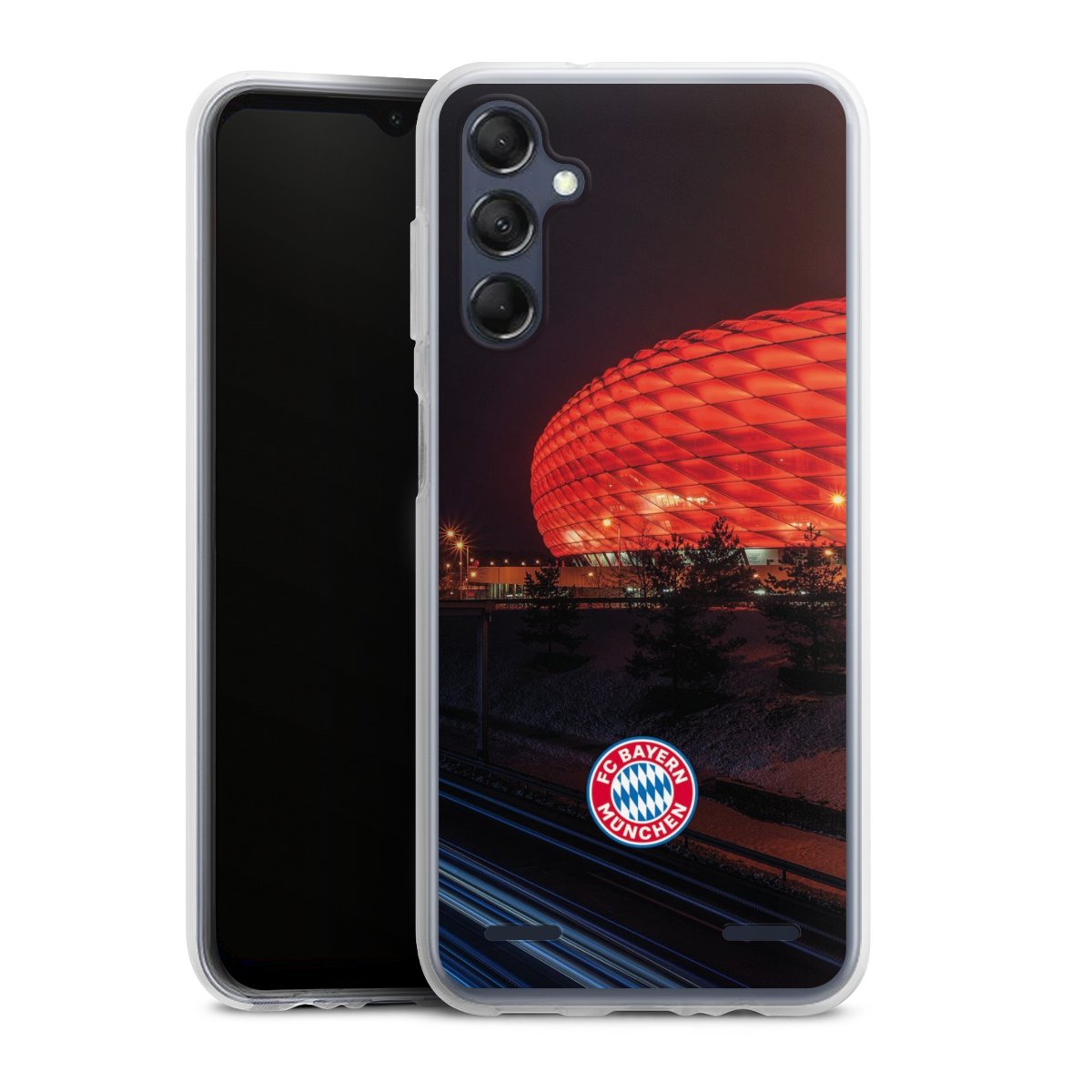 Allianz Arena bei Nacht FCB