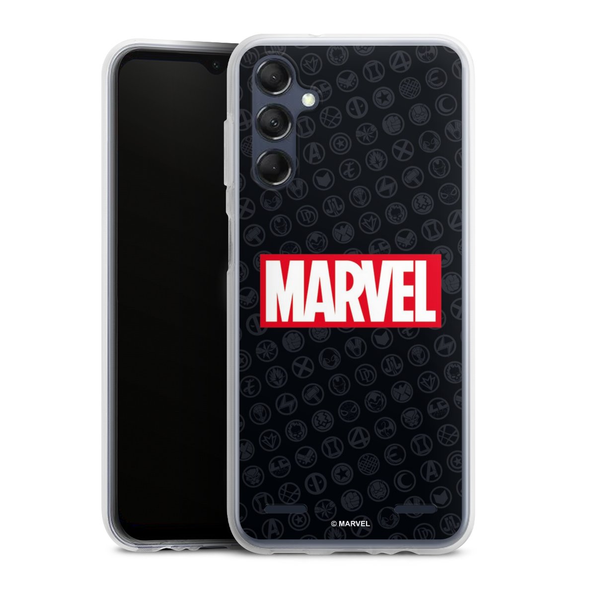 Marvel Logo Black Red 