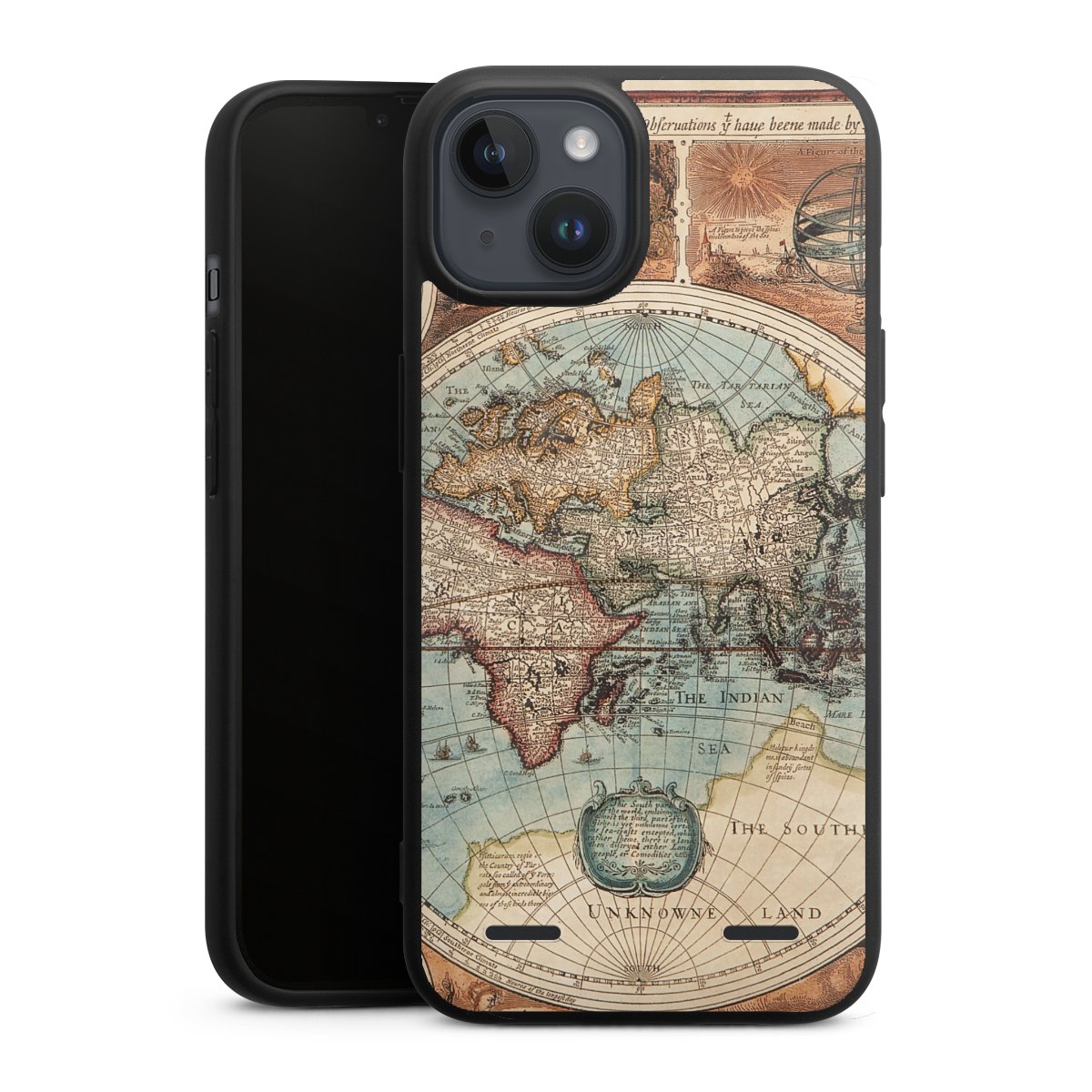 Mappa del mondo vintage