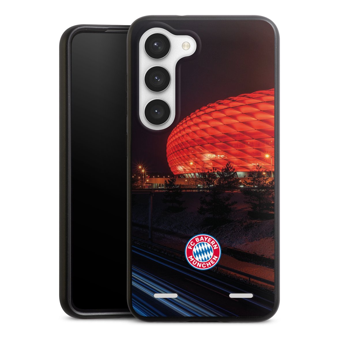 Allianz Arena bei Nacht FCB