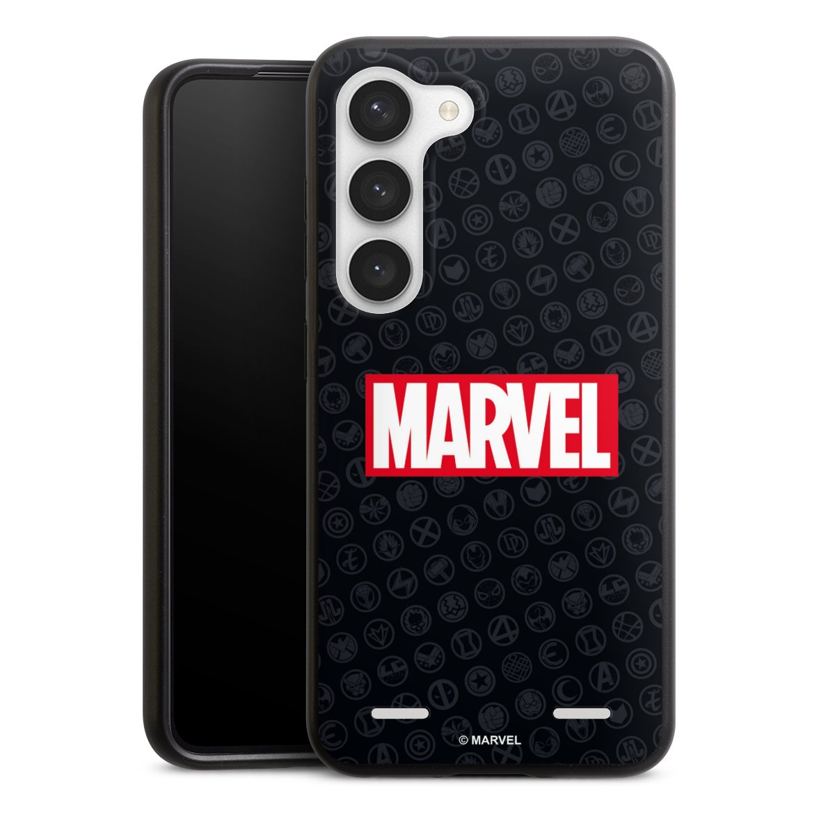 Marvel Logo Black Red 