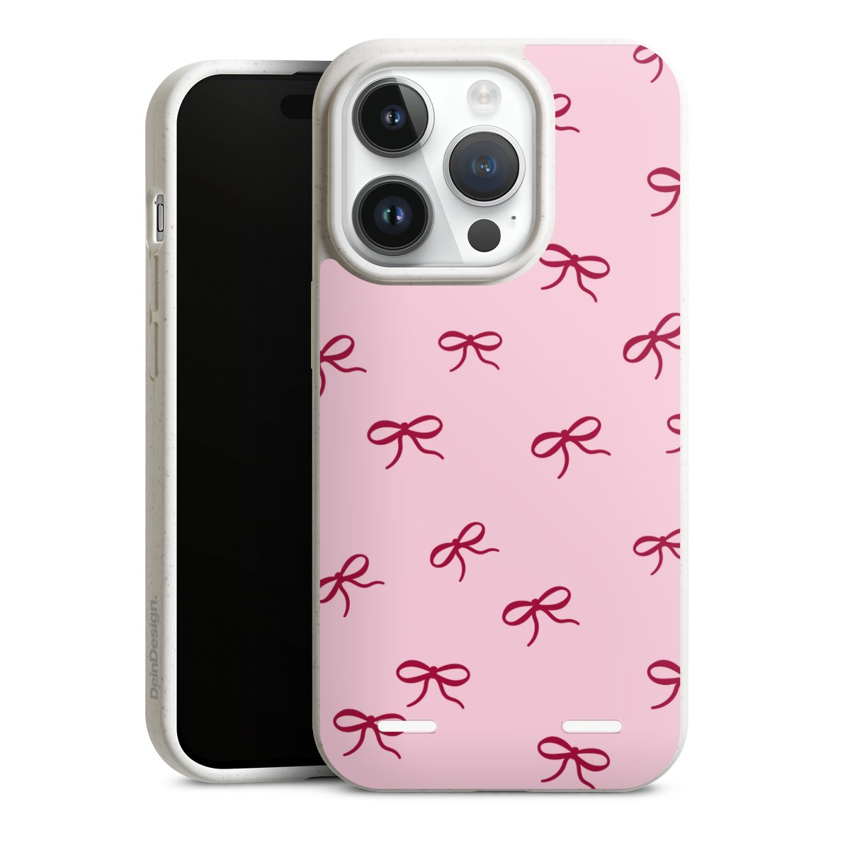 Bows Red Pink Pattern