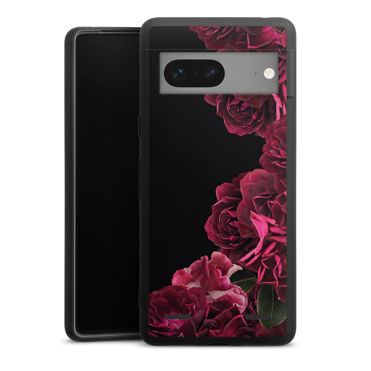 Rose vintage su nero