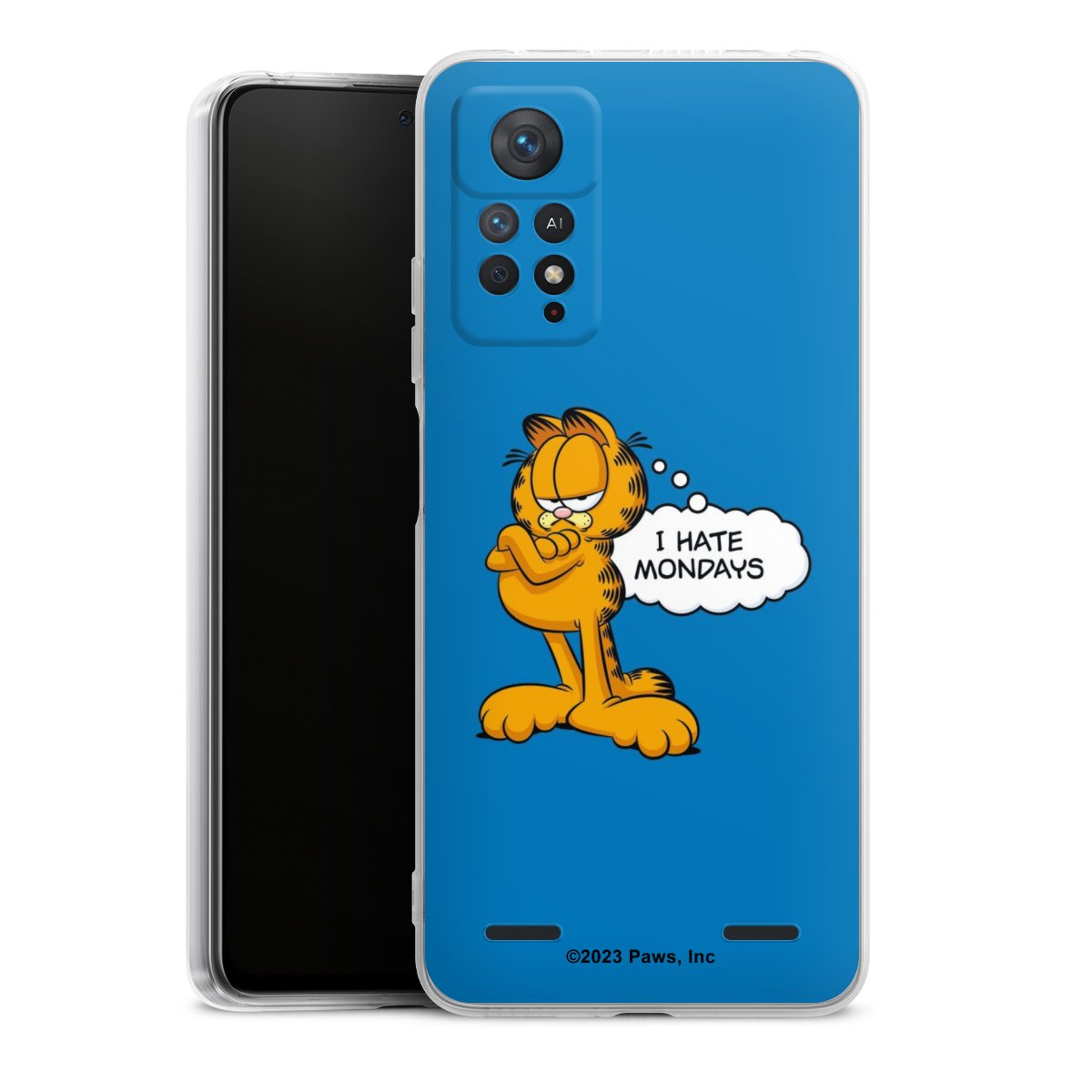 Garfield Ik haat maandagen blauw