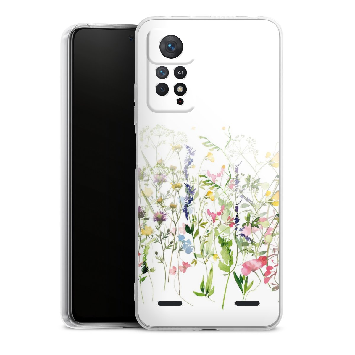 Kleurrijke lente weide bloemen